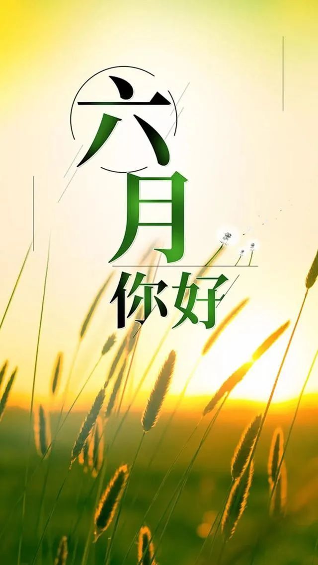 6月你好朋友圈配图配文