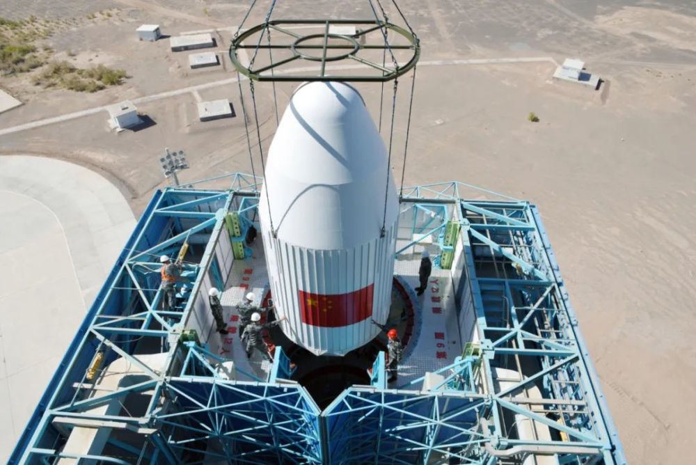 刚刚长征二号丁火箭成功实施一箭双星发射