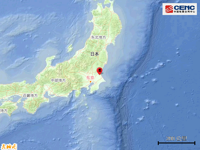 日本本州岛发生5 1级地震 日本 社会 地震 本州岛