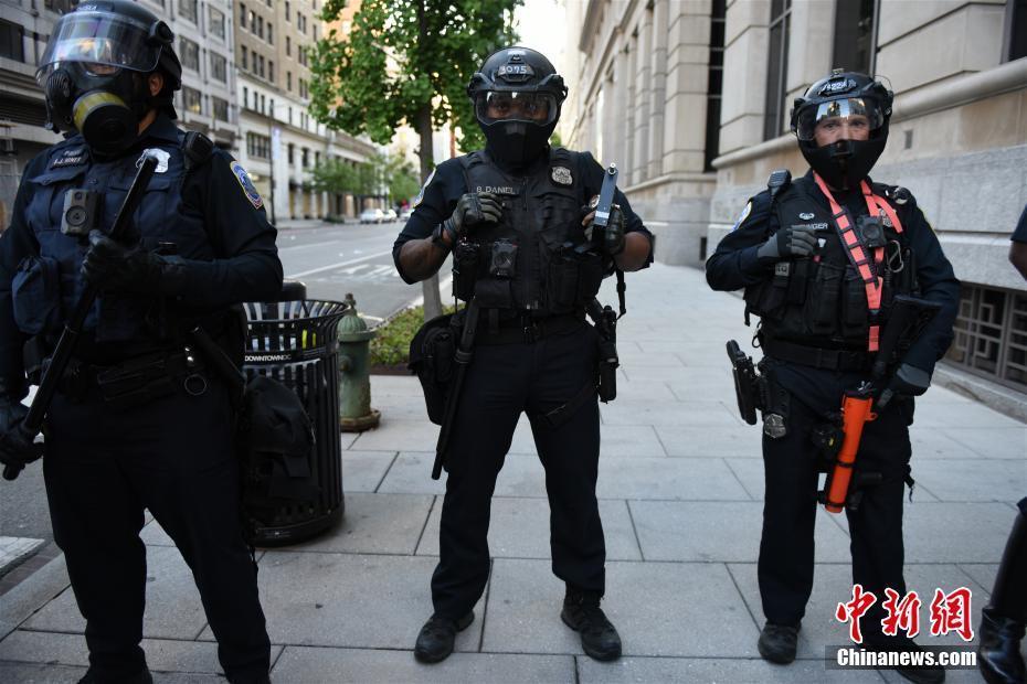 美国首都华盛顿连续三天暴发反种族歧视示威_腾讯新闻