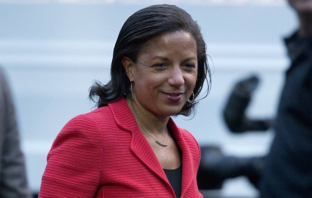 当地时间31日,美国前国家安全顾问,前常驻联合国代表苏珊·赖斯在接受