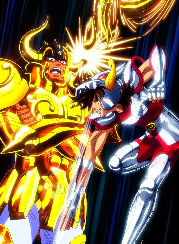 圣斗士星矢:网友绘制彩图再现动画十二宫战斗