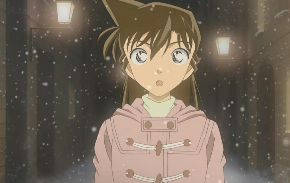 名侦探柯南小兰颜值低错了只是被独角兽发型封印了而已