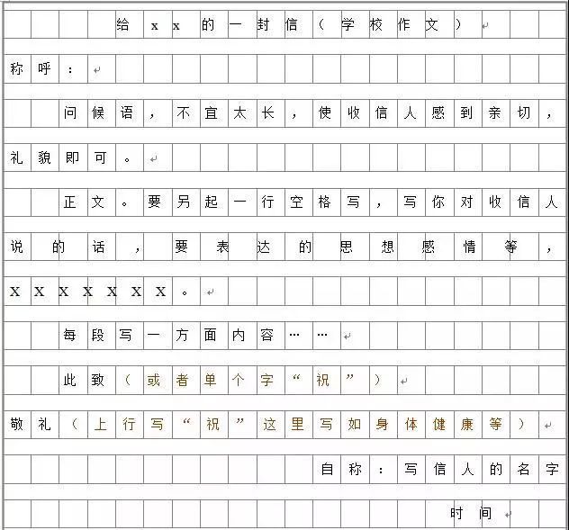 怎么可以错过（书信的格式范文）小学三年级的怎么写信 第4张