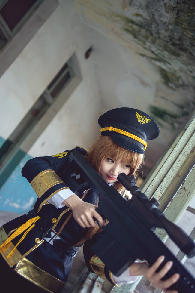 同为军装cos,王者米莱狄超a,俄罗斯小萝莉cos全球行动手游全场最佳