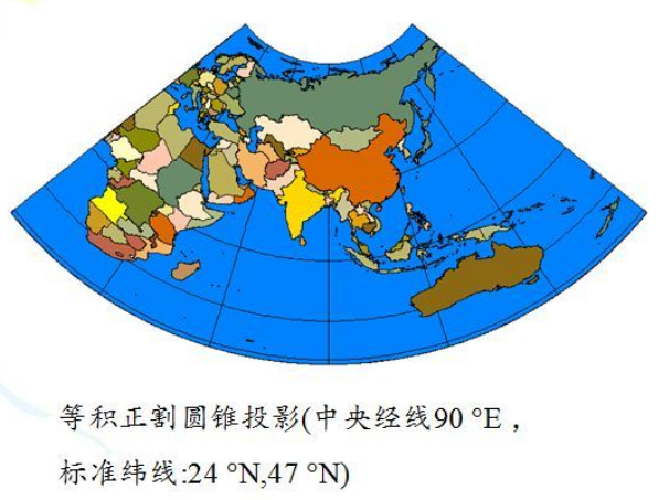 古德投影地图图片