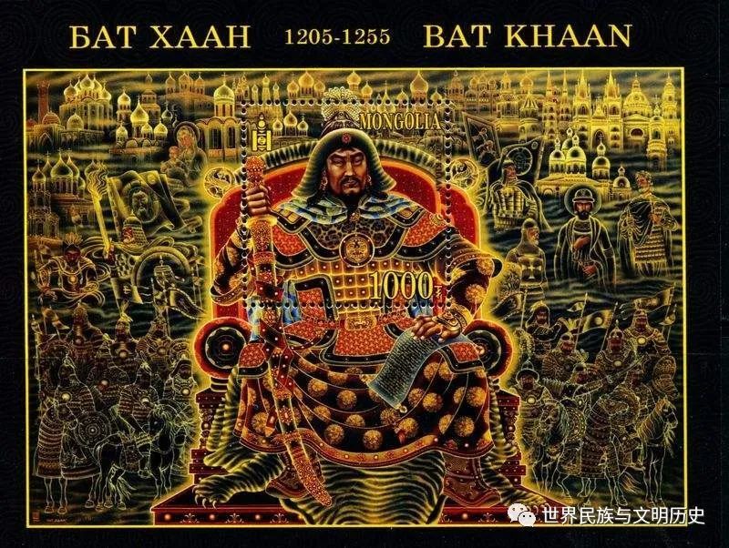 蒙古帝国君王谱钦察汗国二拔都