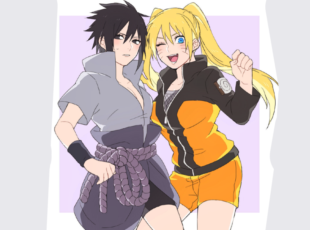 但相信喜欢这部动漫的火影迷们,也会依旧喜欢变成女孩的鸣人和佐助的