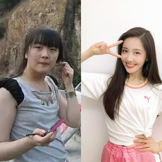 在5月27日,王艺瑾减肥前的照片在网络上曝光,为了参加比赛她减重30斤
