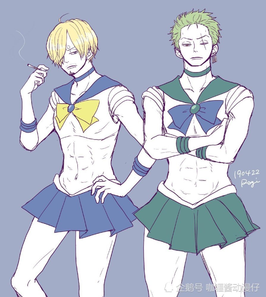 "女装"大佬千千万,海贼王里占一半!没想到索隆还有"这一面"_腾讯新闻