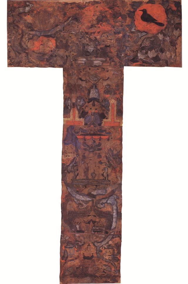 楚汉帛画3种表现主题独特绘画技法成为荆楚文明的特有标记