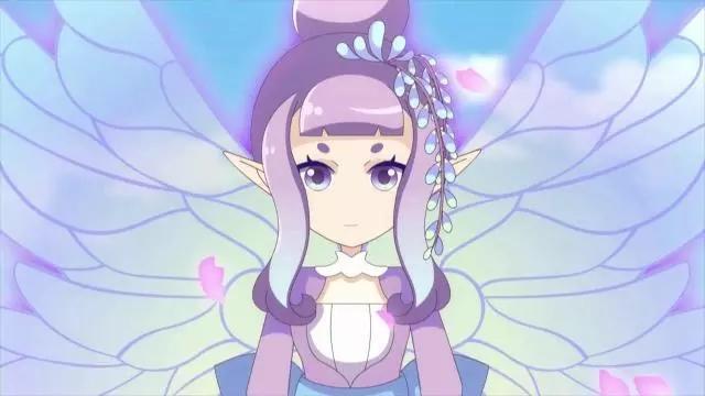 小花仙:紫藤花精灵王的四种形态,黑化变萝莉,进化形态成公主_腾讯新闻