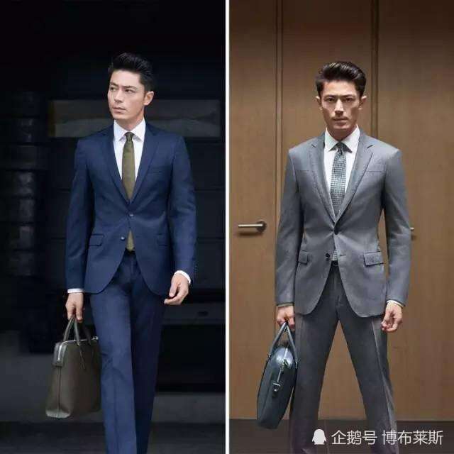 男士的成熟西装搭配