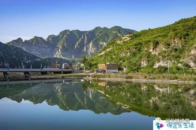 保定周边免费旅游景点-野三坡的拒马河畔,