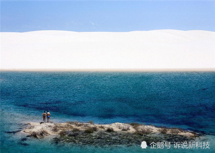 巴西的神奇沙漠,沙子的颜色是纯白色,里面可能还有湖泊存在!