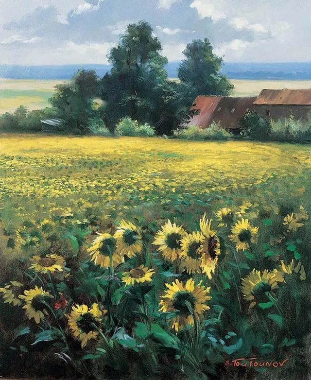 风景画|能把田园风景 画得这么有诗意的，我是第一个服你了！