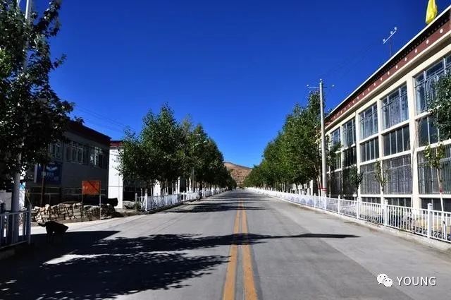 普兰县城的街道就像是一个田字格,要么像是一个井字,主要的街道就是