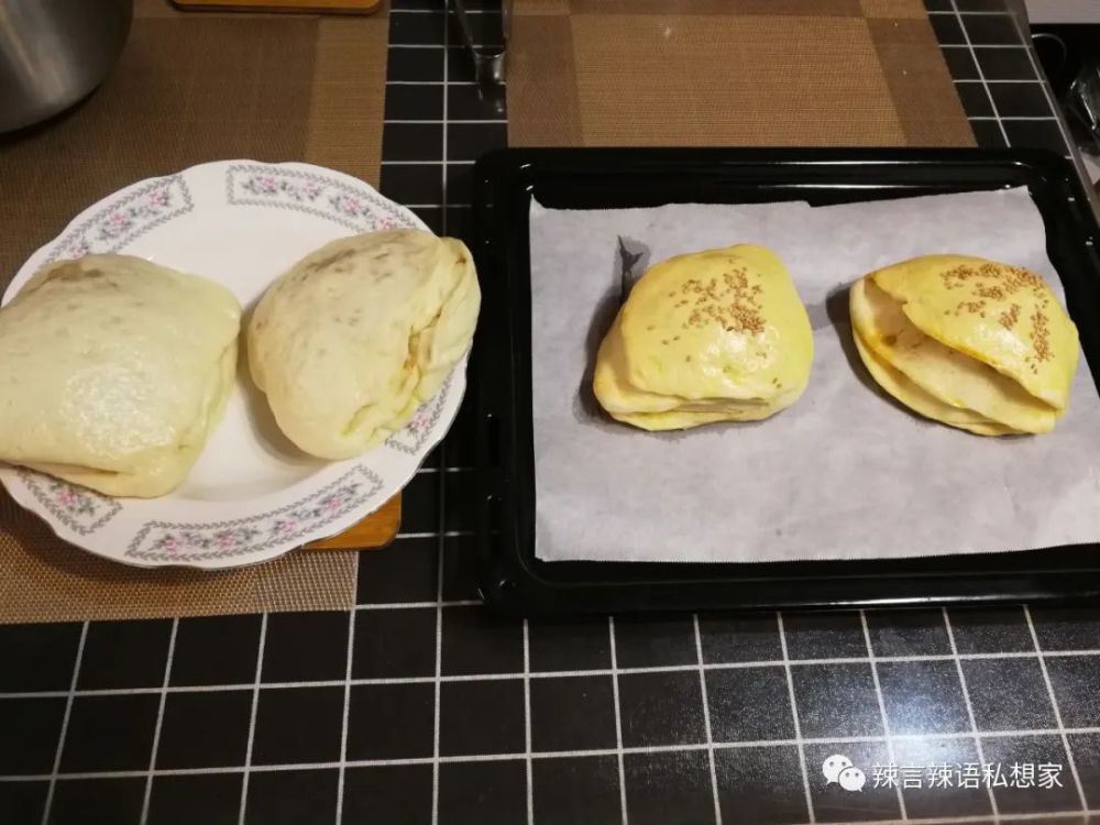 烧贝壳面包 或者也可以叫它多层发酵肉烤饼 换换花样哄自己开心 腾讯新闻