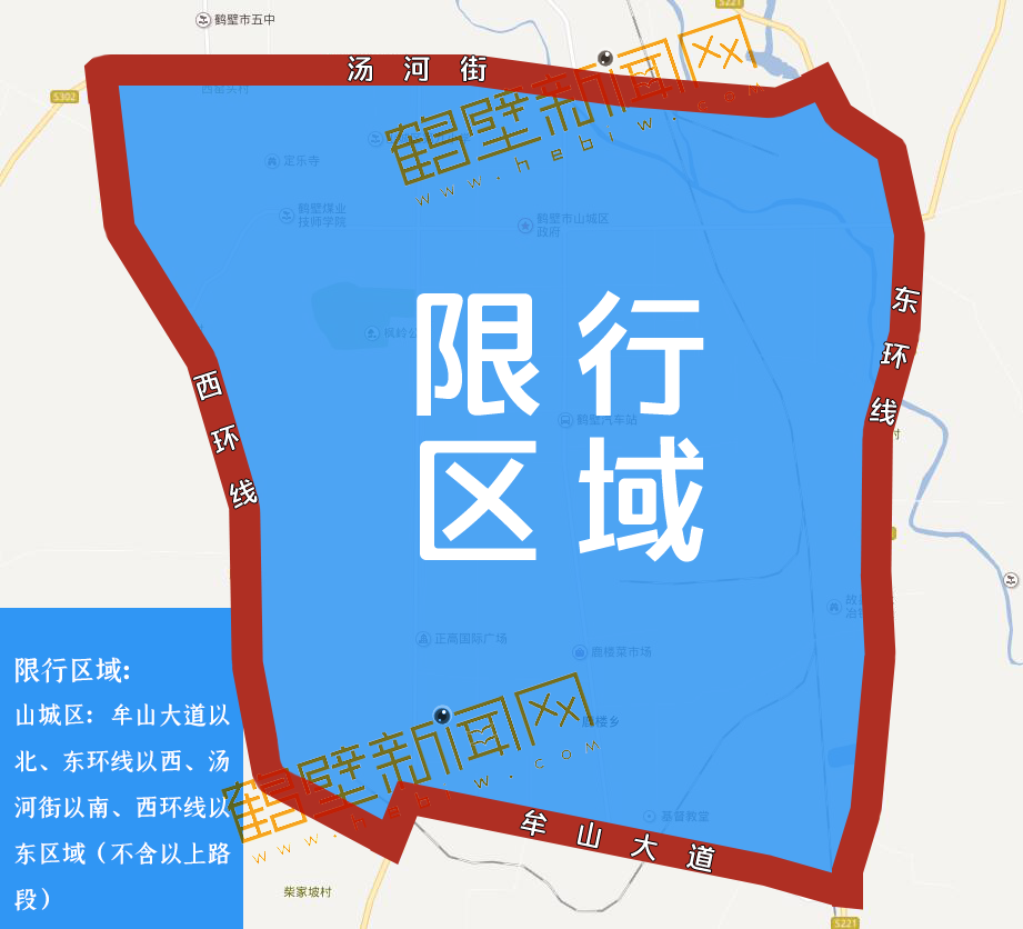 濮阳限行地图图片