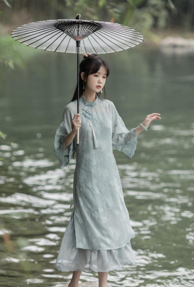 仙气十足的中国风连衣裙,优雅又淑女,穿上秒变古典小仙女