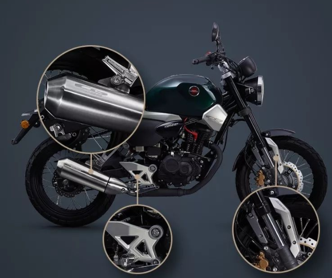 本田都市复古"新花样",pgm-fi电喷,浪花碟配abs,倒立式前叉