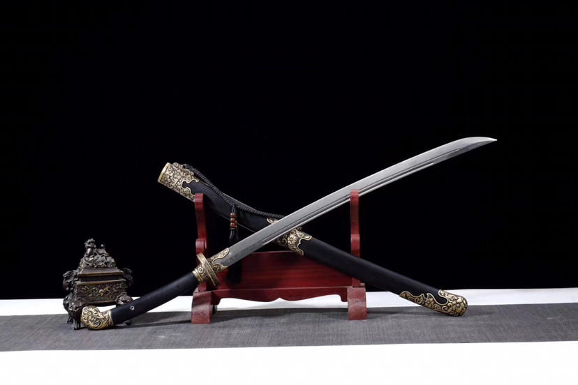 传统刀-墨菊清刀,手工锻折叠百炼花纹钢_腾讯新闻