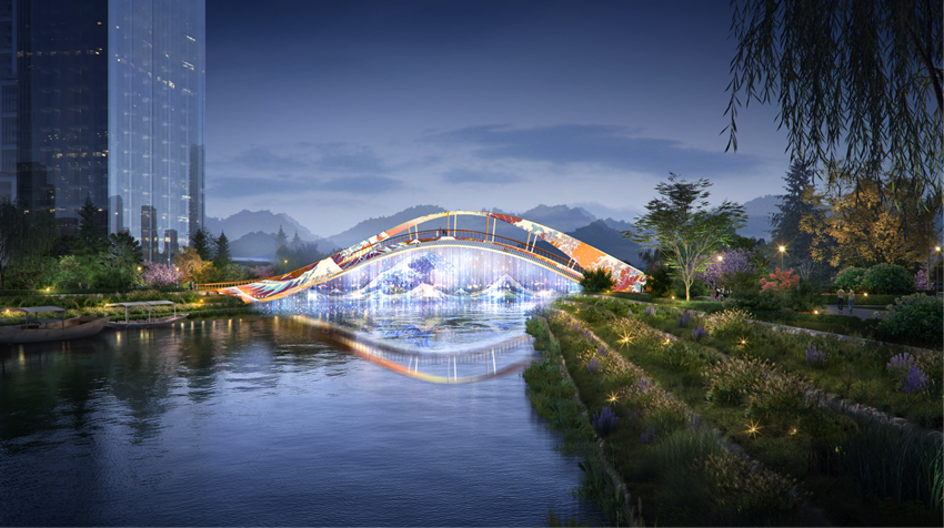 苕溪上要造景观步行桥怎么建等您来定