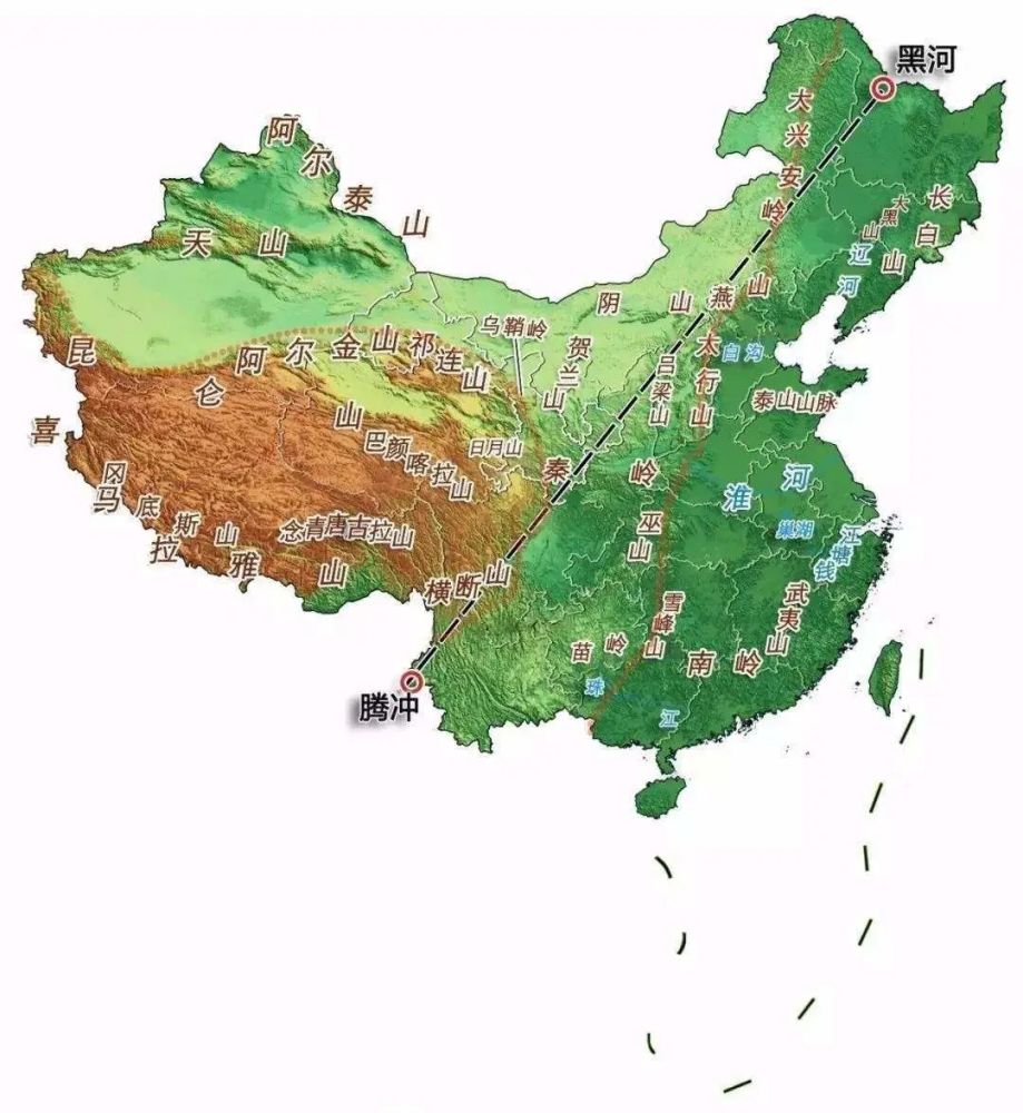 胡焕庸线是一条中国的人口分界线,也是野生动物和人类的楚河汉界