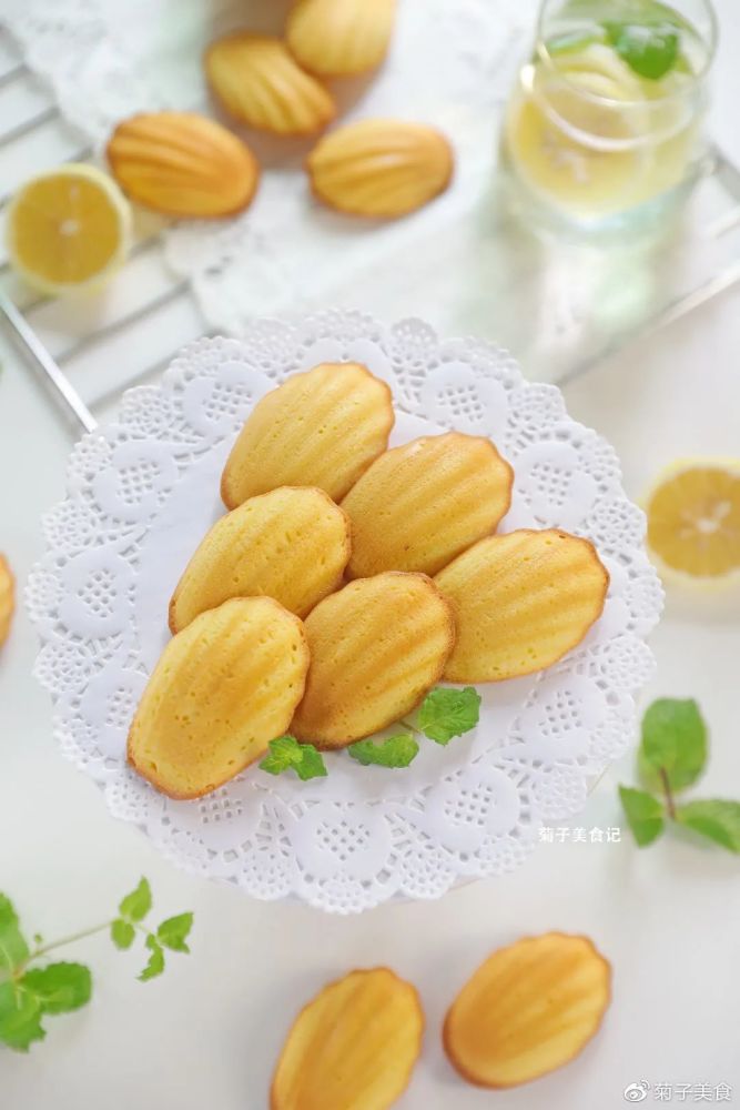 甜美可爱的柠檬玛德琳,柠檬皮调味,文艺气息最浓的法式甜点