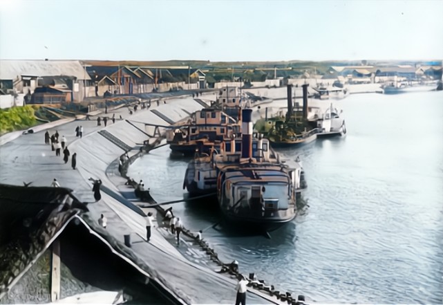 老照片:黑龙江佳木斯富锦市昔日景象