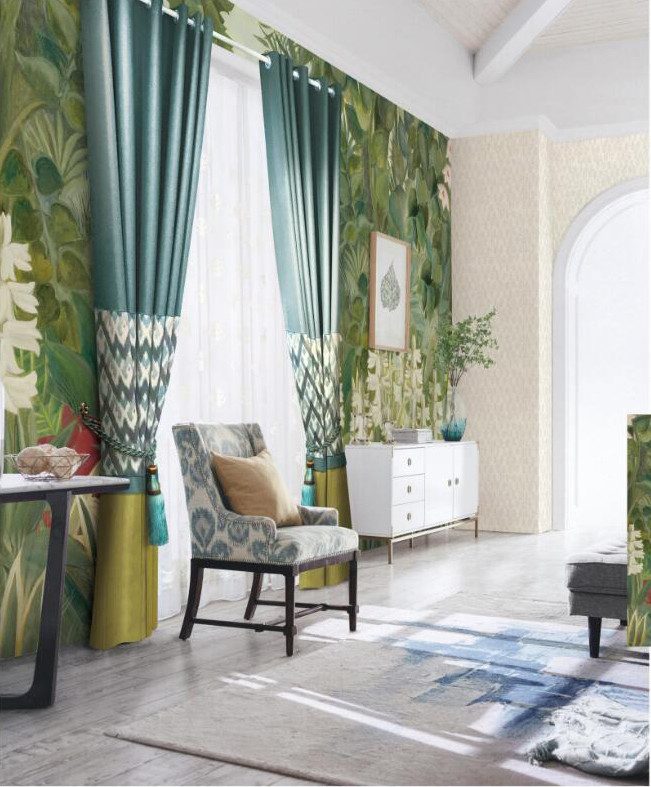 上海晶宫墙布营造如诗如画般意境点缀温润雅致新中式空间