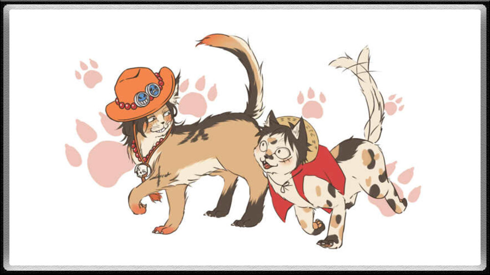 艾斯和路飞,两兄弟虽然没有血缘关系,但更胜似亲兄弟,两人从小玩耍都