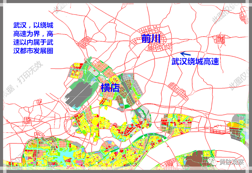 之区,居然和蔡甸,汉南纱帽和新洲邾城一起被排除在武汉都市发展圈之外