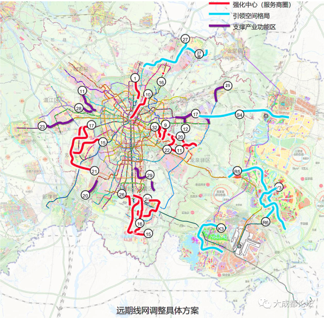 支撑东安湖中心;优化s12线服务港区中心;优化15,17,21号线,支撑杨柳湖