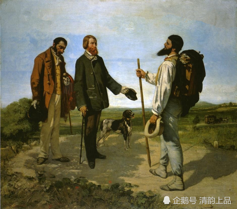 1855年他创作的大型油画《奥尔南的葬礼》和《画室》遭万国博览会评选