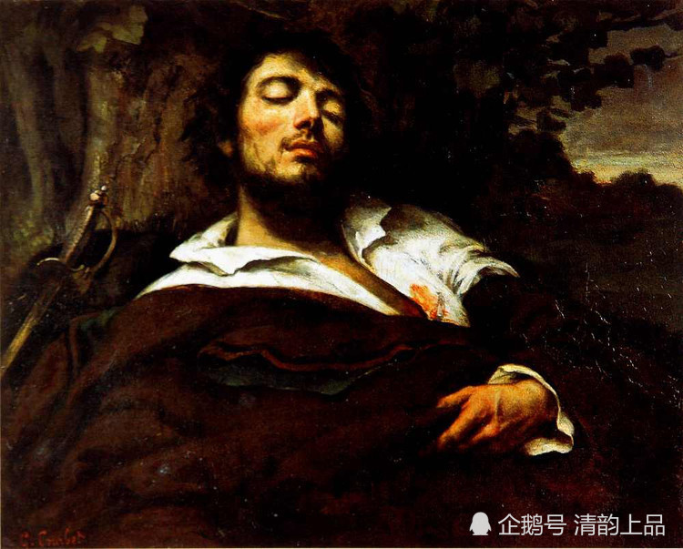 1855年他创作的大型油画《奥尔南的葬礼》和《画室》遭万国博览会评选