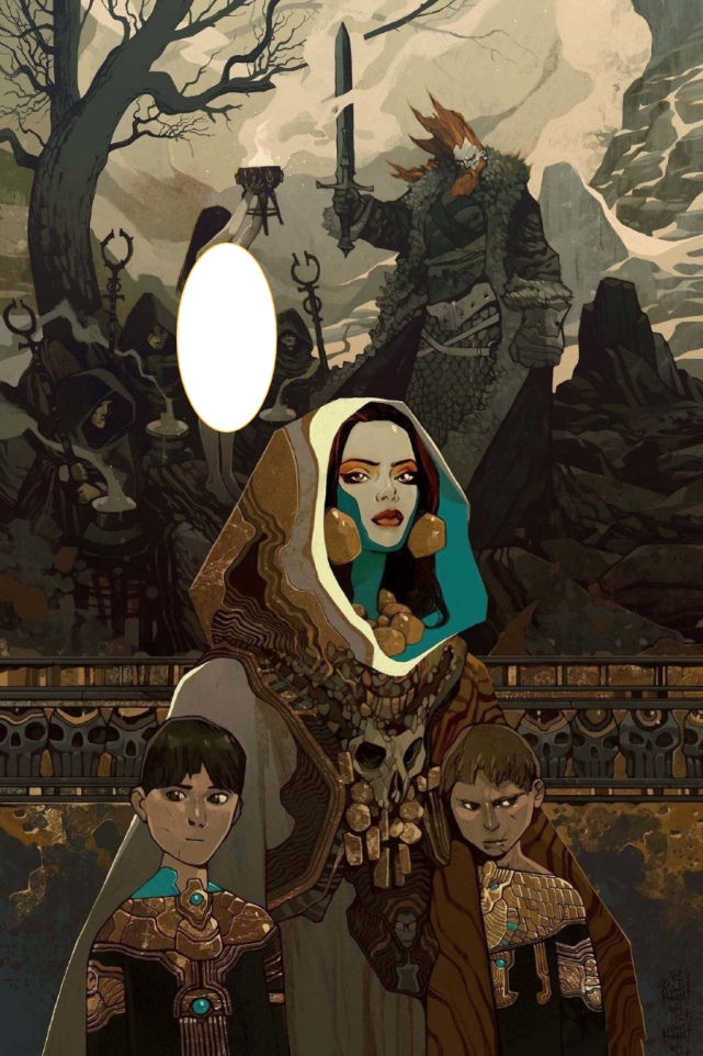 幻色彩大师的插画层次丰富,有一种奇诡美感,配色有没有燃到你?