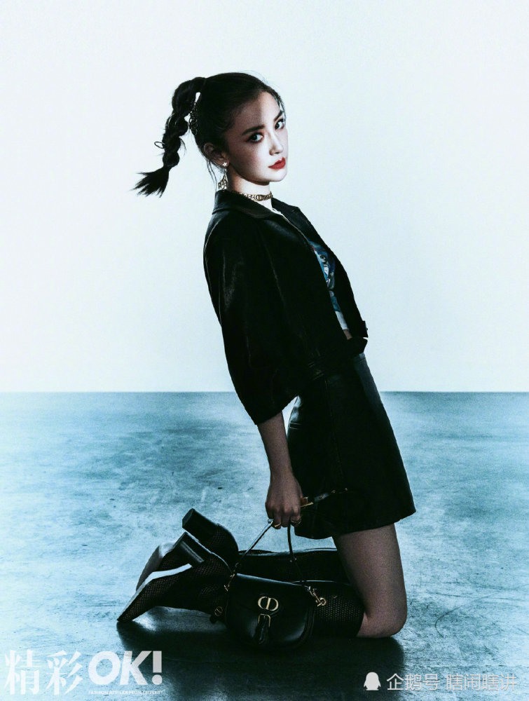 angelababy戴鼻环变身酷女孩,朋克造型帅翻天