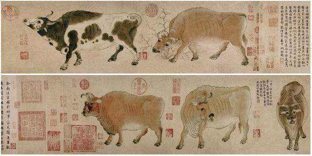 五牛图修复中现多处破洞这位大师用妙招将其复原成功