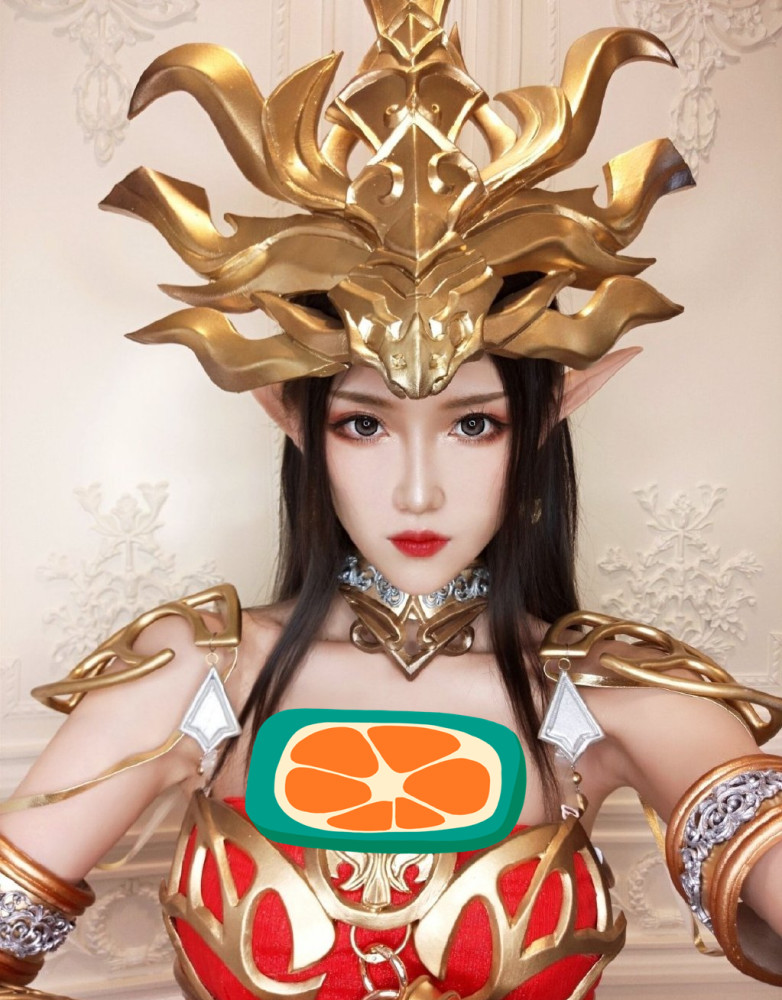 腐团儿的美杜莎cos终于来了虽然没了战术后退但依旧美得像个女王