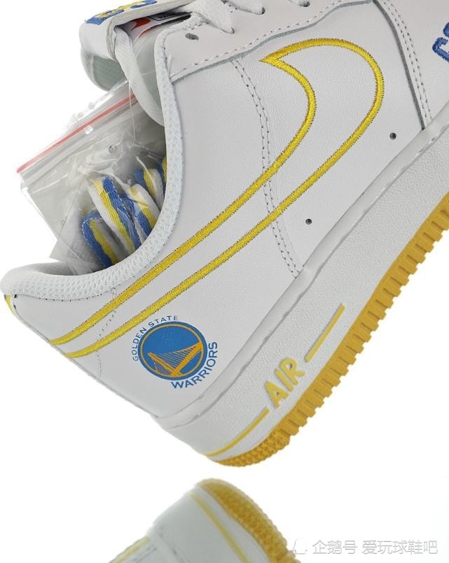 nike sportswear为大家准备了一双简洁的金州勇士配色的af1给更广大的