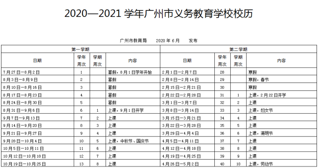 广州中小学寒暑假时间定了 中小学 寒假 马立敏 广州市教育局