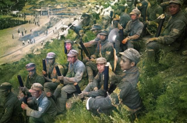 上色老照片:美国摄影记者历史镜头下真实的八路军精锐部队!