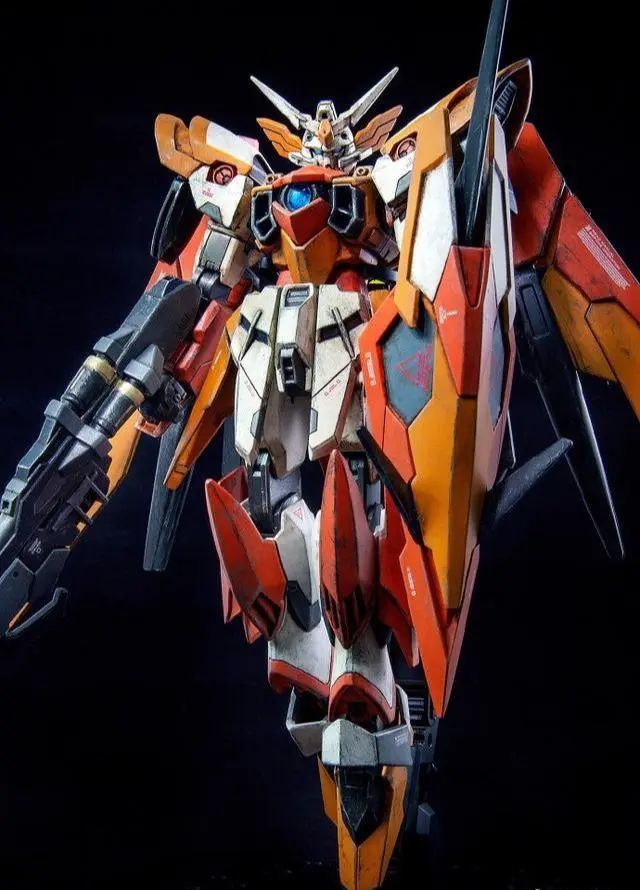 模玩控海涅配色可变型hg涅盘凤凰高达