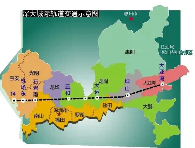 深圳一小时城际交通圈启动建设覆盖惠州东莞汕头