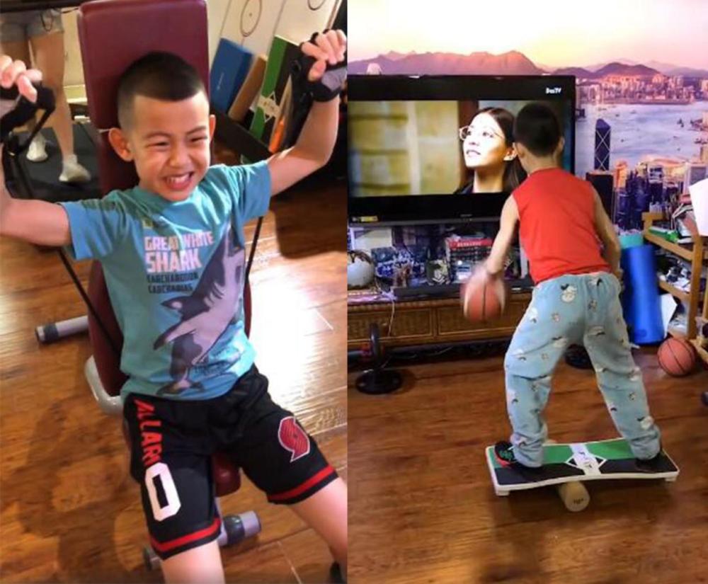 都在关注独臂男孩10岁小孩立志要打nba真要成王仕鹏第二