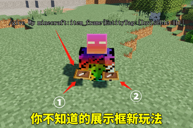 我的世界 你见过隐形展示框吗 1 16新玩法 基岩玩家退出游戏 我的世界
