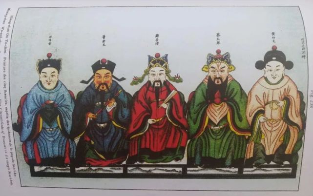 道教中的"五瘟神"掌控着夏季疾病,夏季到来,民间暴发瘟疫,人们就会