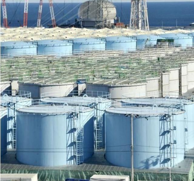 日本储存核污染废水的罐子