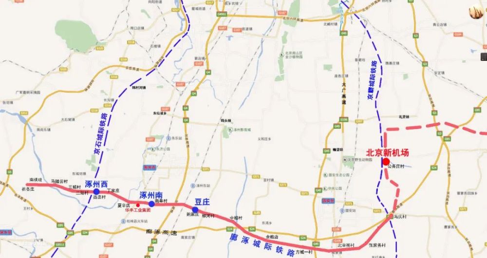 北京地铁m20,m21走向曝光!廊坊城际联络线可换乘,可连通固安西站